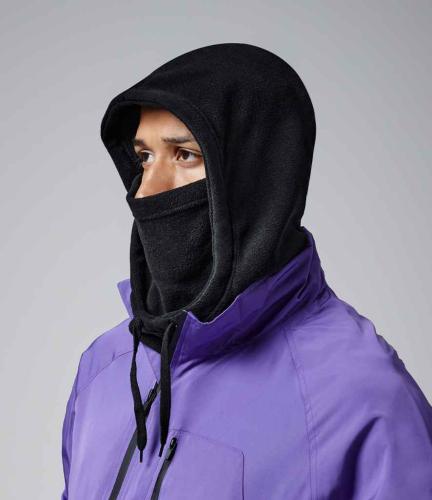Beechfield Recycled Fleece Hood - BLK - ONE
